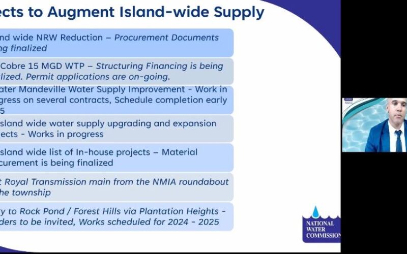 NWC: work on drought mitigation projects far advanced