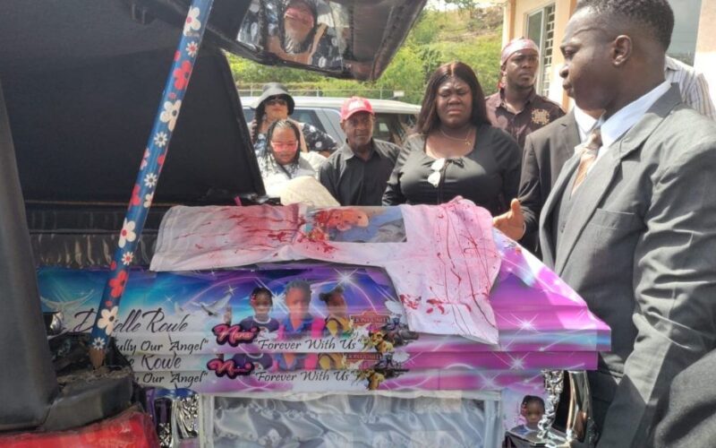 8-year-old Danielle Rowe laid to rest after a day of dramatic events