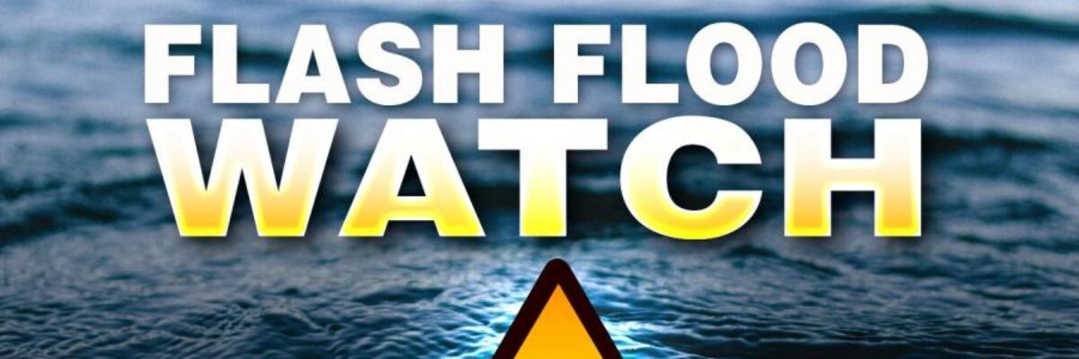 Flash flood watch in effect for low-lying and flood prone areas of eastern parishes & St. Catherine