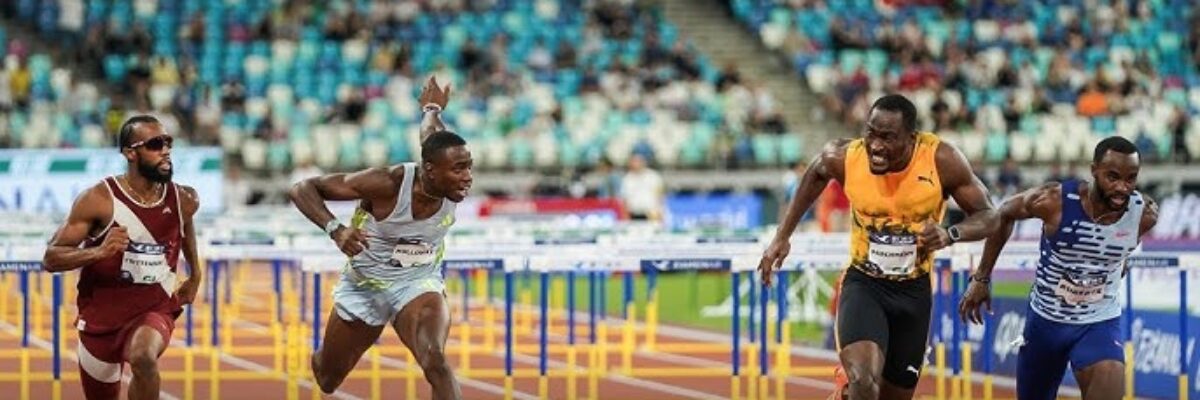 Hansle Parchment and Rushell Clayton – The Jamaicans winners at Xiamen Diamond League