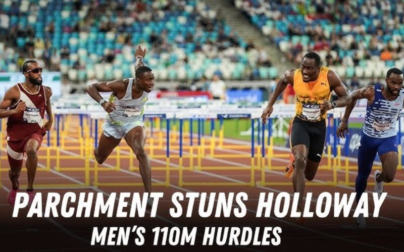 Hansle Parchment and Rushell Clayton – The Jamaicans winners at Xiamen Diamond League