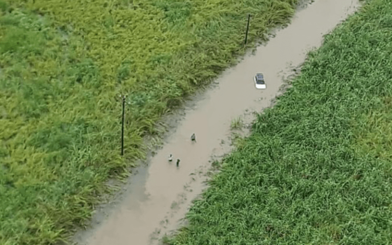 JDF rescue people who were stranded in St. Thomas; 20 communities cut off due to flooding