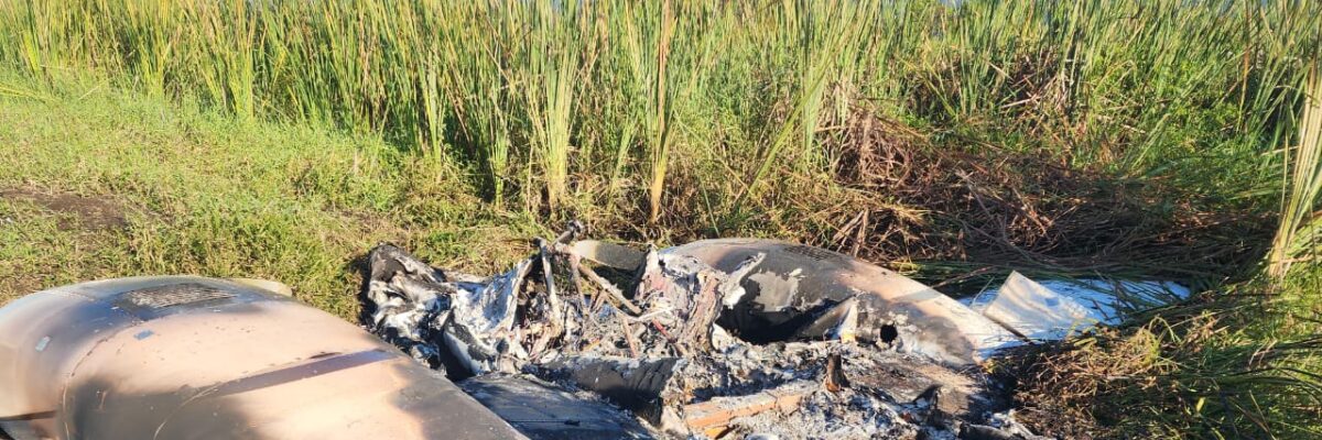 Multi-agency investigation to be conducted to determine origin of burnt-out aircraft found in St. Elizabeth